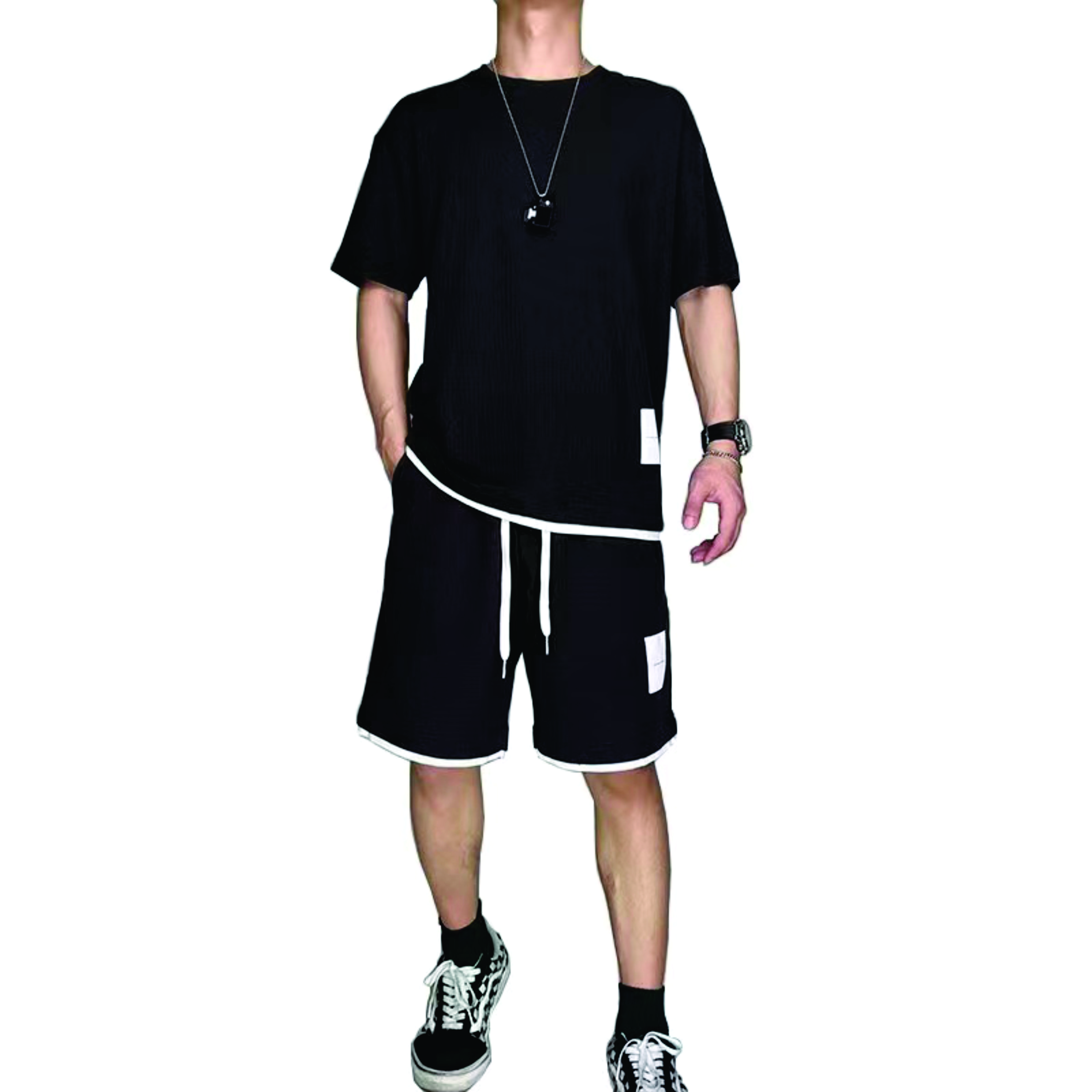 Ensembles &agrave; col rond omaiga pour hommes