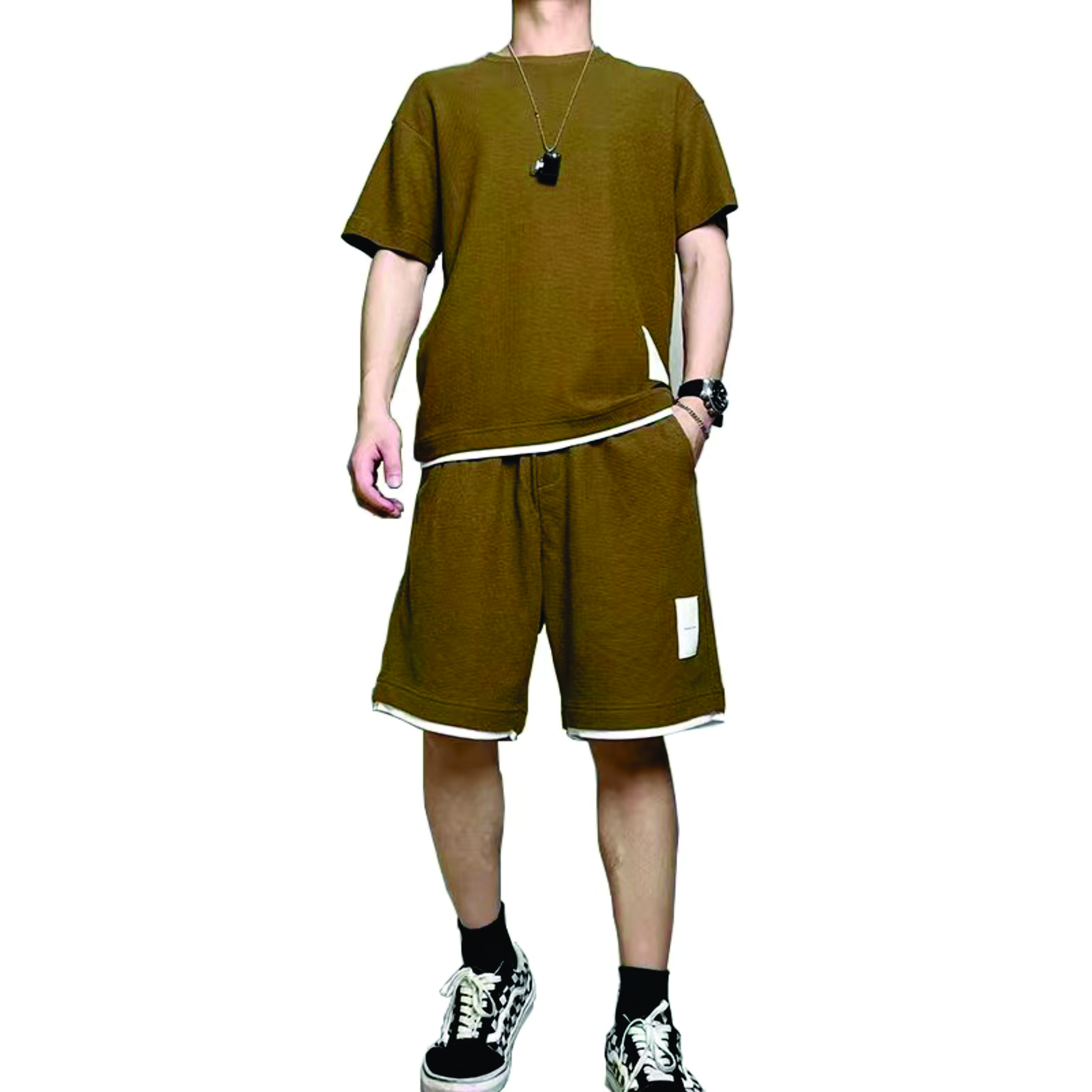 Ensembles &agrave; col rond omaiga pour hommes