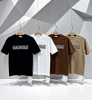 Omaiga T-shirt &agrave; col rond pour hommes 386925