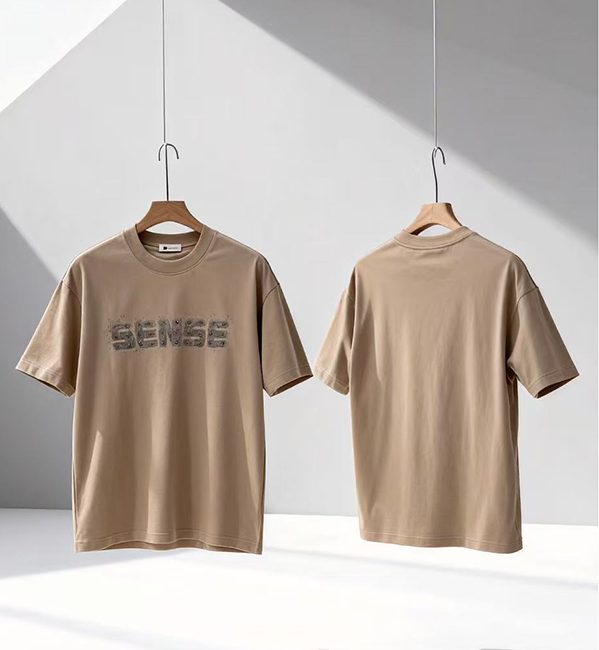 Omaiga T-shirt &agrave; col rond pour hommes 386925