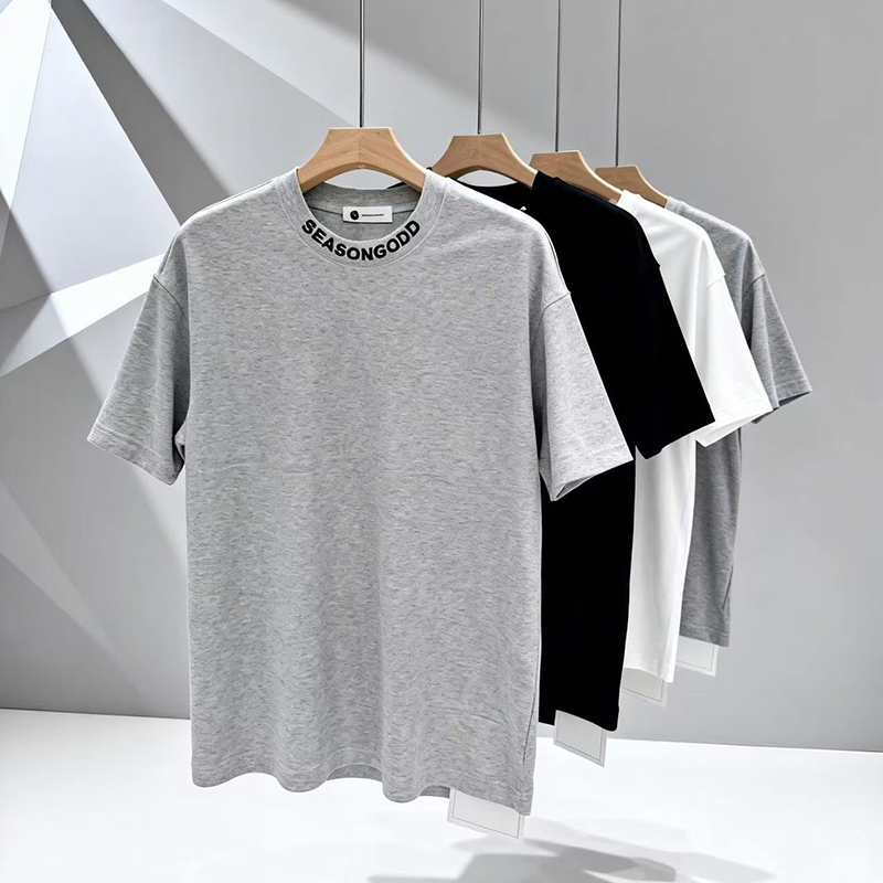 T-shirt &agrave; col rond pour homme omaiga 518759