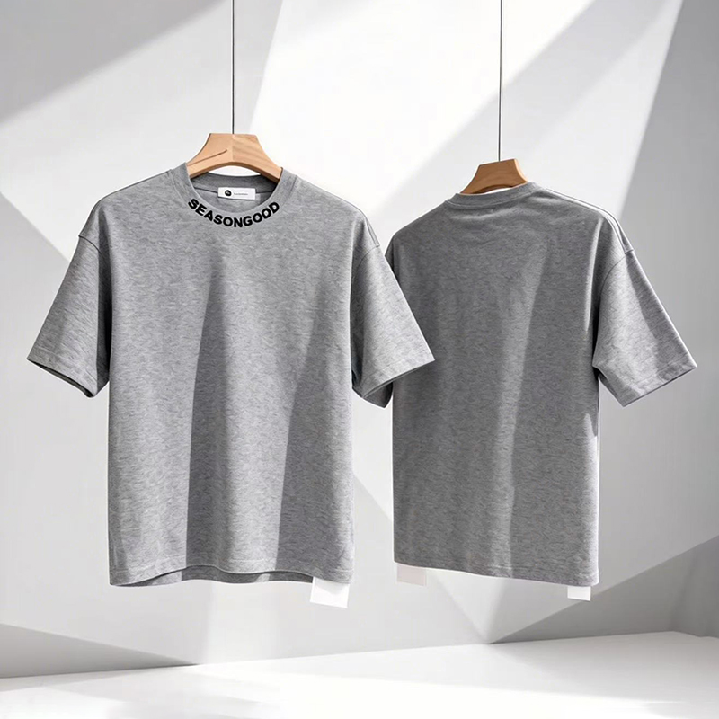 T-shirt &agrave; col rond pour homme omaiga 518759