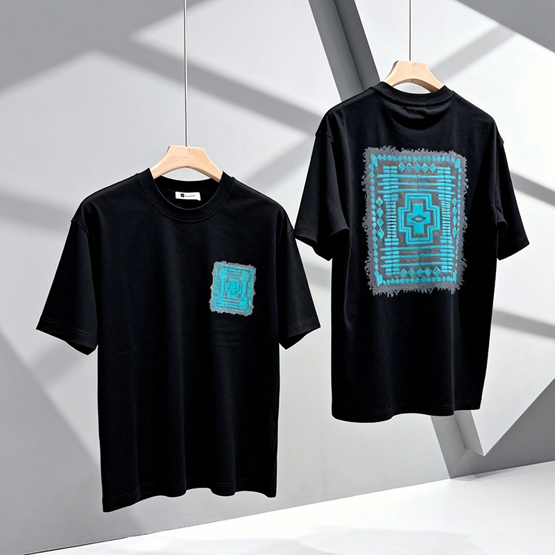 omaiga T-shirt &agrave; col rond pour homme 518760