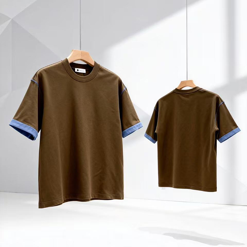 omaiga T-shirt &agrave; col rond pour homme 518689