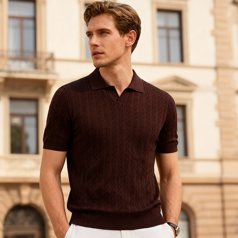 Pull polo pour hommes omaiga 530732