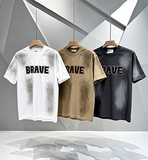 Omaiga T-shirt &agrave; col rond pour homme 386932
