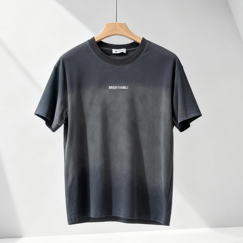 omaiga T-shirt &agrave; col rond pour hommes 518863