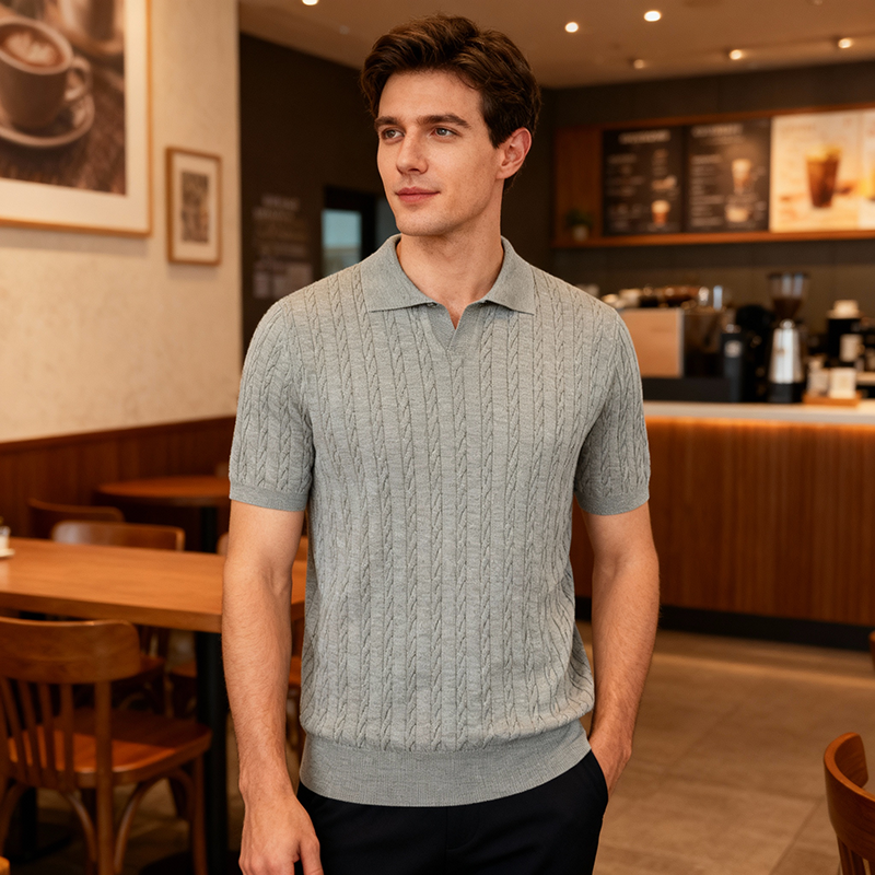 Pull polo pour hommes omaiga 530732