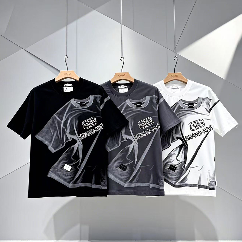 Omaiga T-shirt &agrave; col rond pour homme 386935