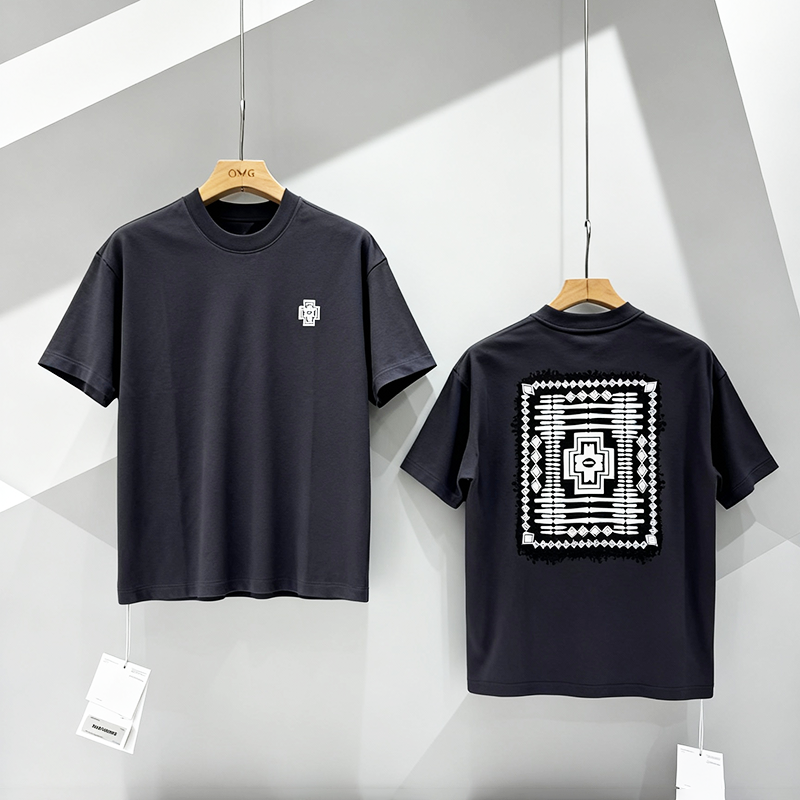 omaiga T-shirt &agrave; col rond pour homme 386939