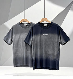 omaiga T-shirt &agrave; col rond pour hommes 518863