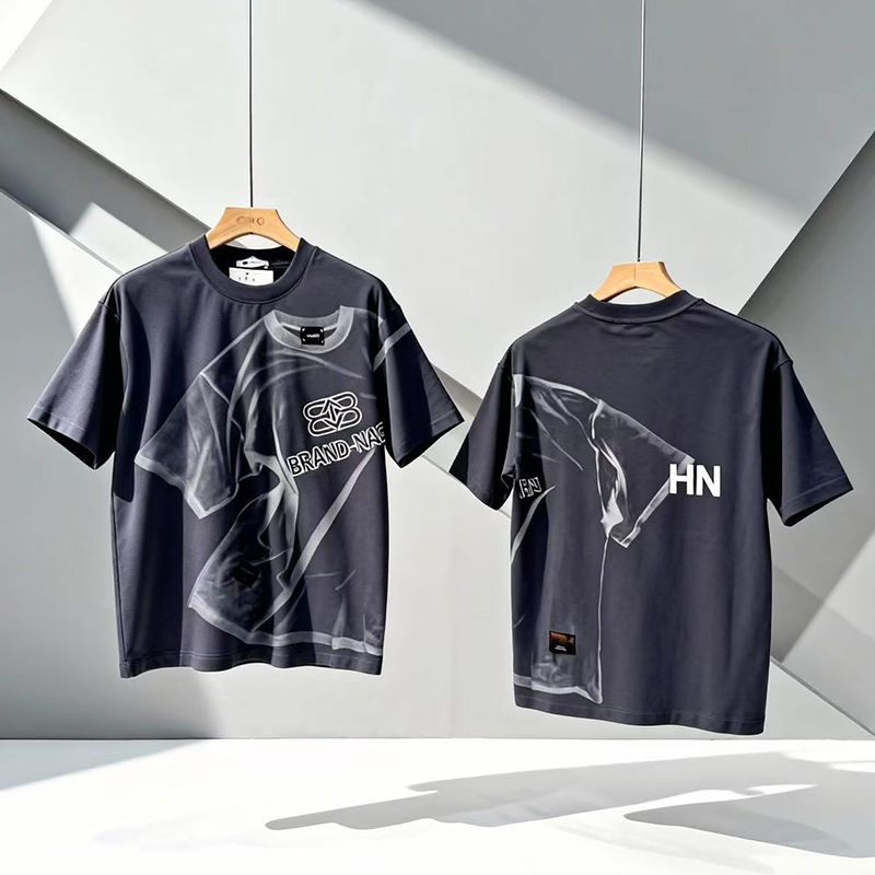 Omaiga T-shirt &agrave; col rond pour homme 386935