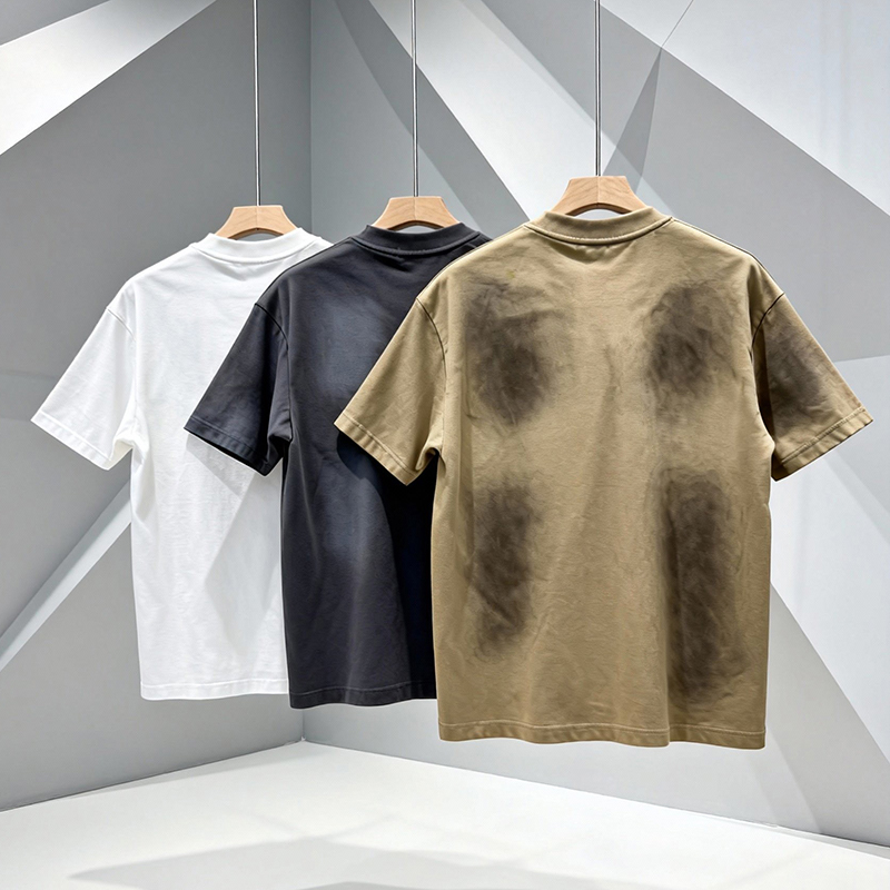 Omaiga T-shirt &agrave; col rond pour homme 386932