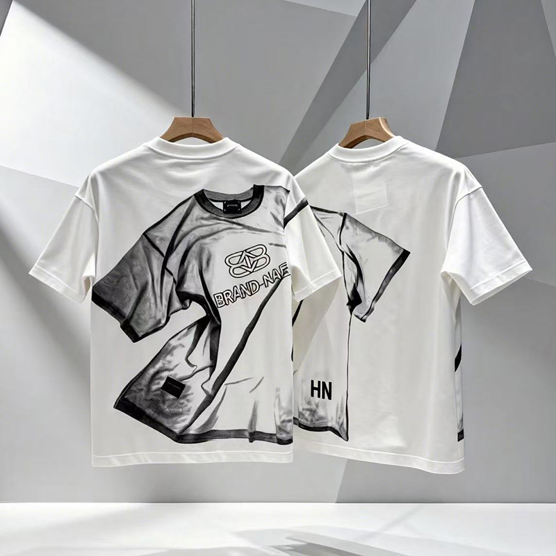Omaiga T-shirt &agrave; col rond pour homme 386935