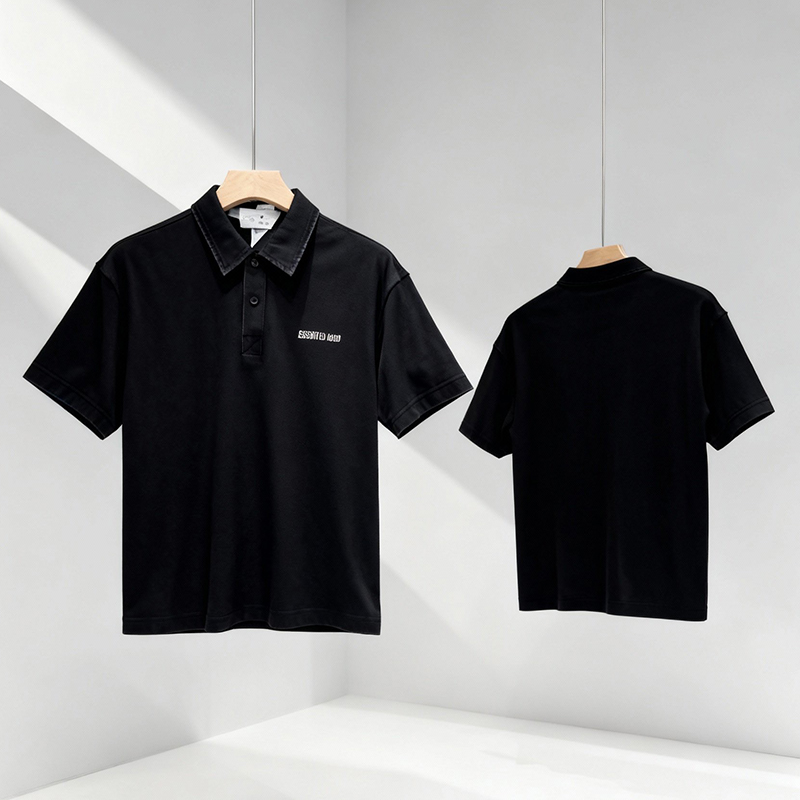 T-shirt &agrave; col rond pour hommes omaiga 386931