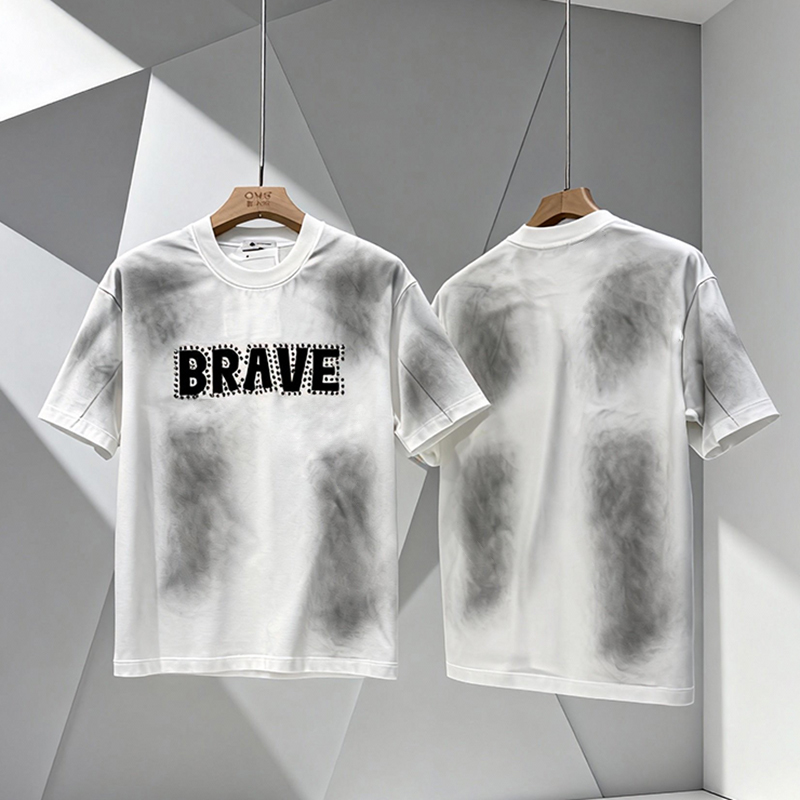 Omaiga T-shirt &agrave; col rond pour homme 386932
