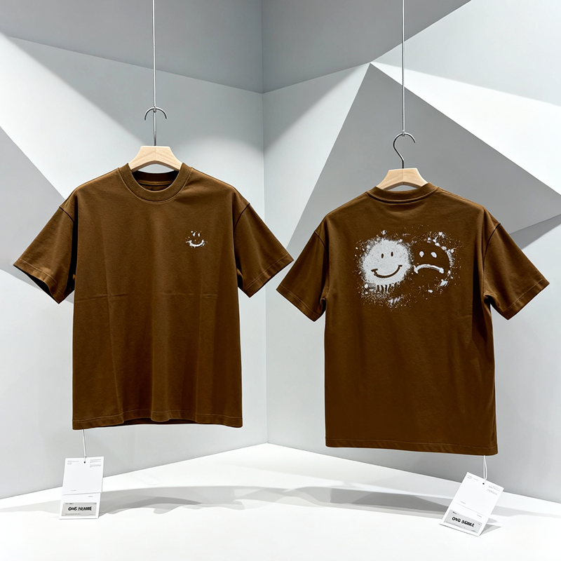 Omaiga T-shirt &agrave; col rond pour homme 386938