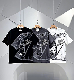 Omaiga T-shirt &agrave; col rond pour homme 386935