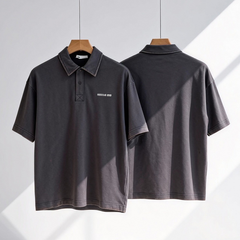 T-shirt &agrave; col rond pour hommes omaiga 386931
