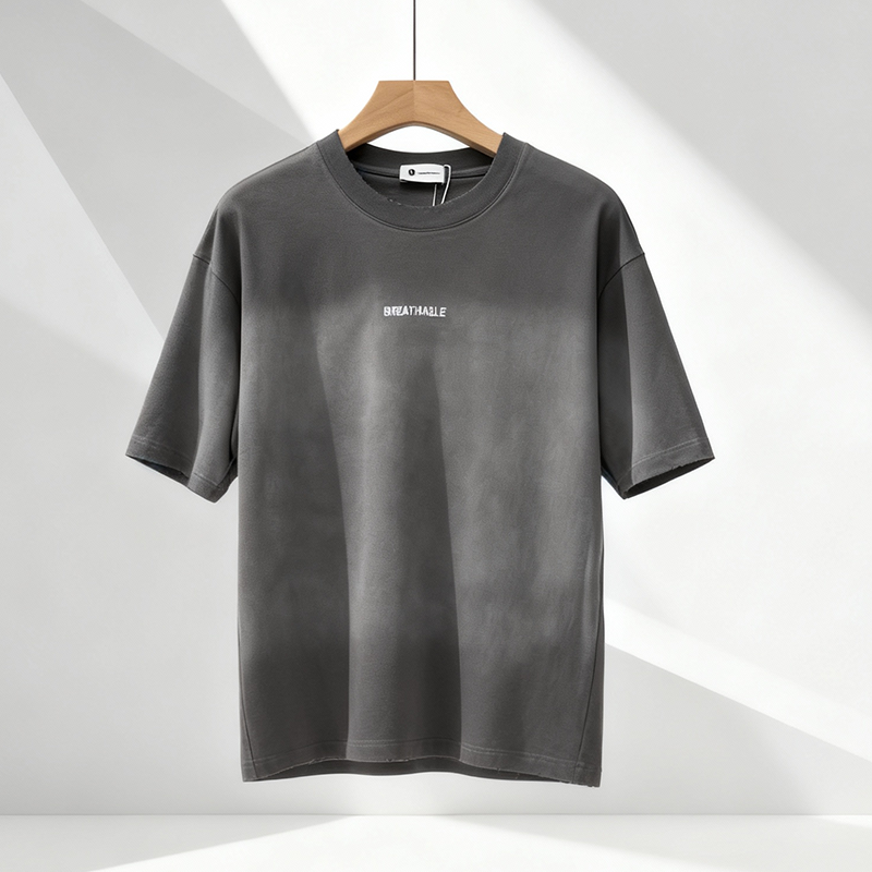 omaiga T-shirt &agrave; col rond pour hommes 518863