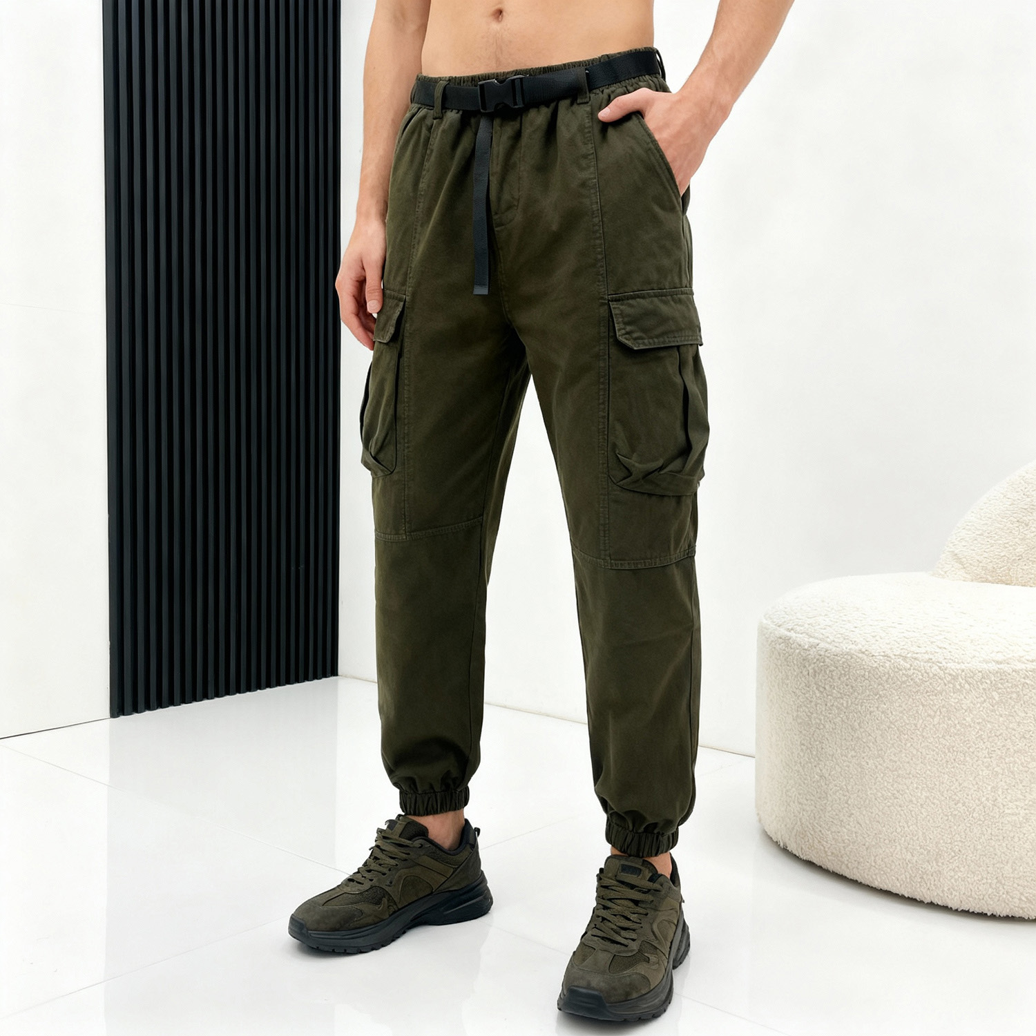 Pantalons et pantalons pour hommes omaiga 466603