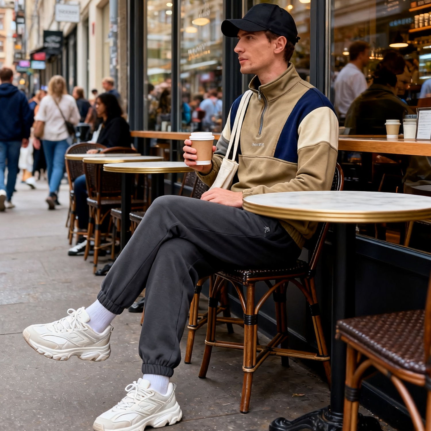 Sweats &agrave; capuche et sweat-shirts pour hommes omaiga 520609