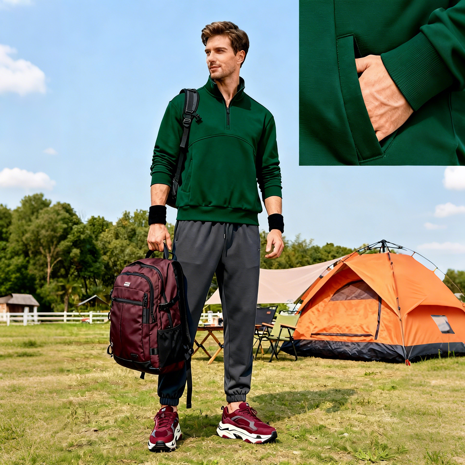 Sweats &agrave; capuche et sweat-shirts pour homme omaiga 522615