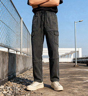 Pantalons et pantalons pour hommes omaiga 466601