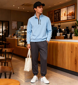 Sweats &agrave; capuche et sweat-shirts pour homme omaiga 520913