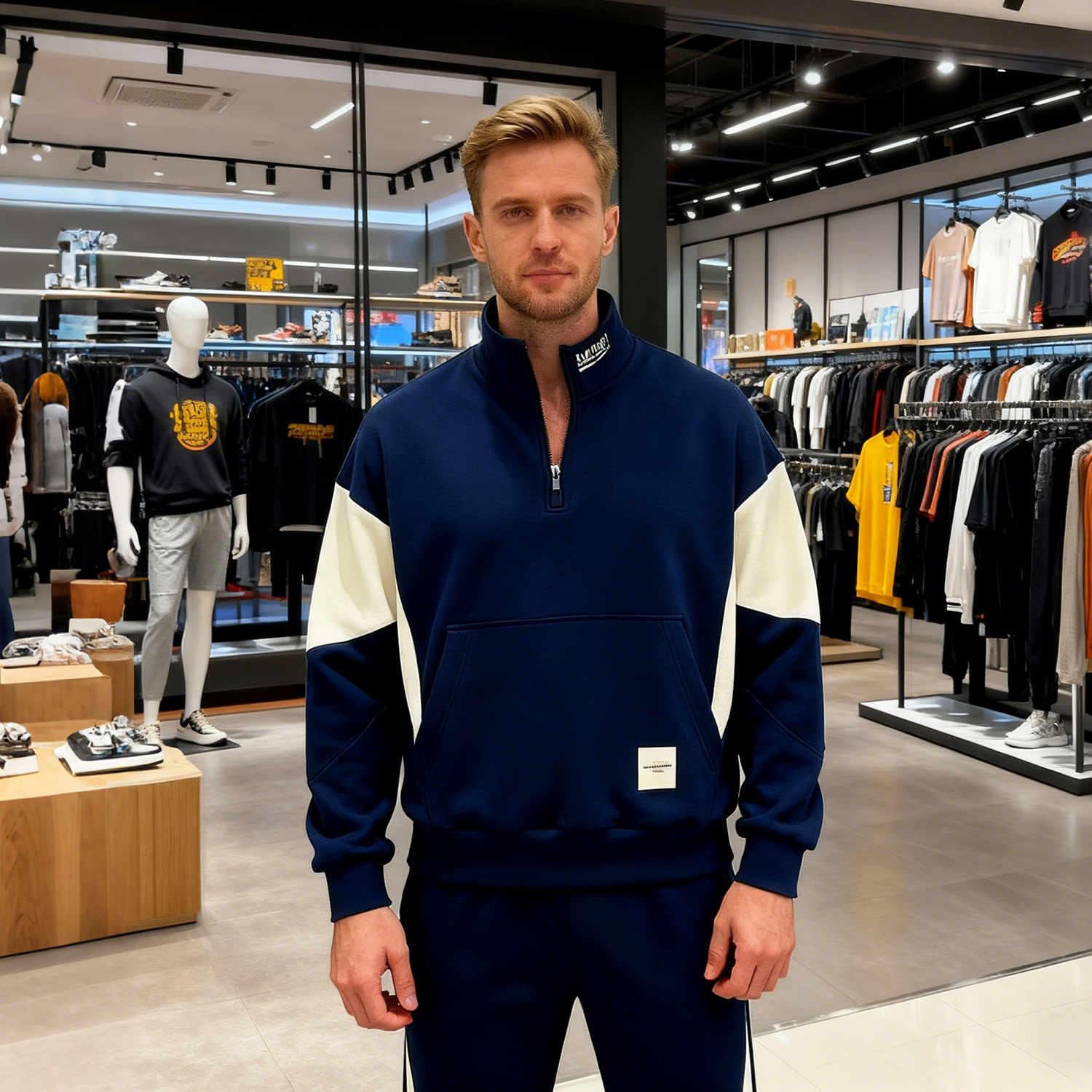 Sweats &agrave; capuche et sweat-shirts pour homme omaiga 522621