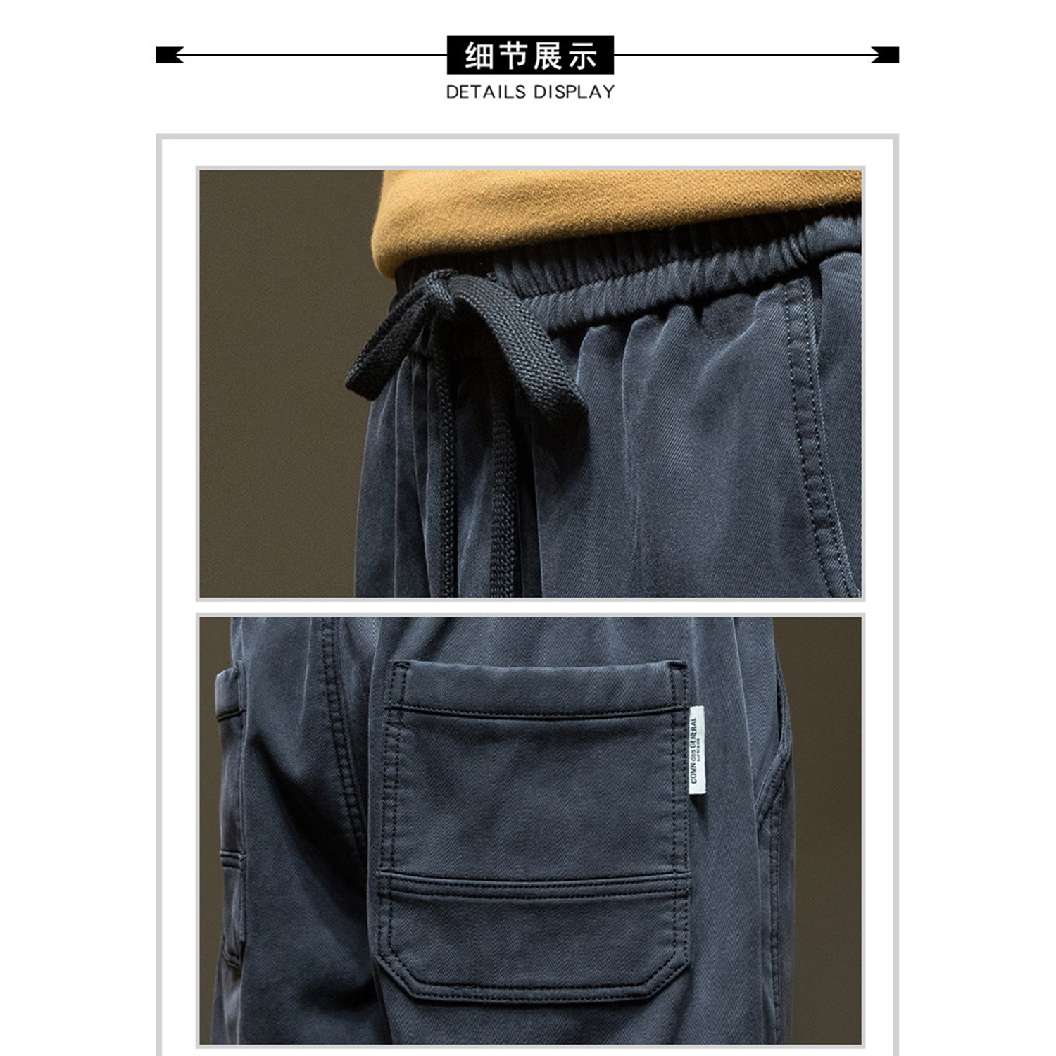 Pantalons et pantalons pour hommes omaiga 466601