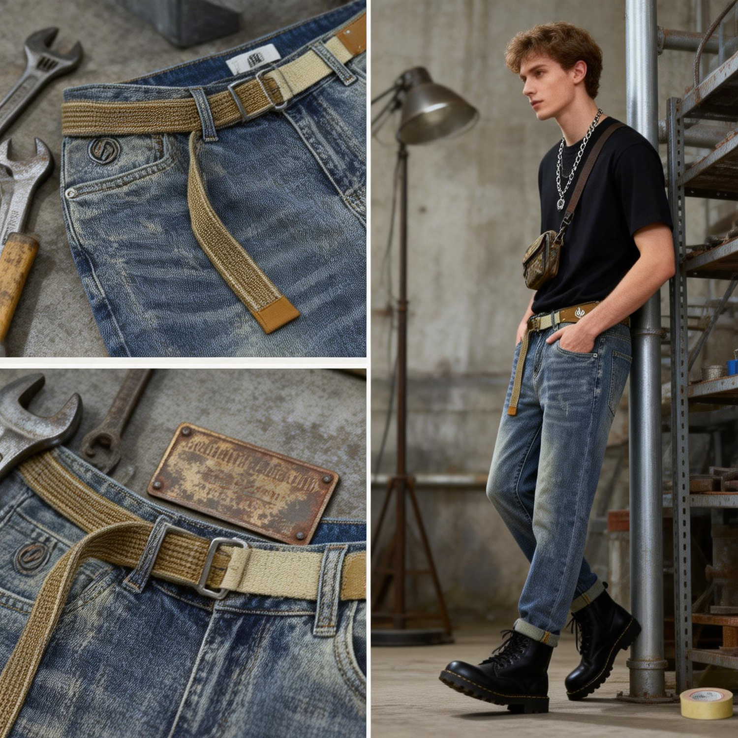 Pantalons et pantalons pour hommes omaiga 466606