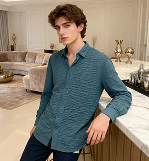 Chemises pour hommes Omaiga 378617