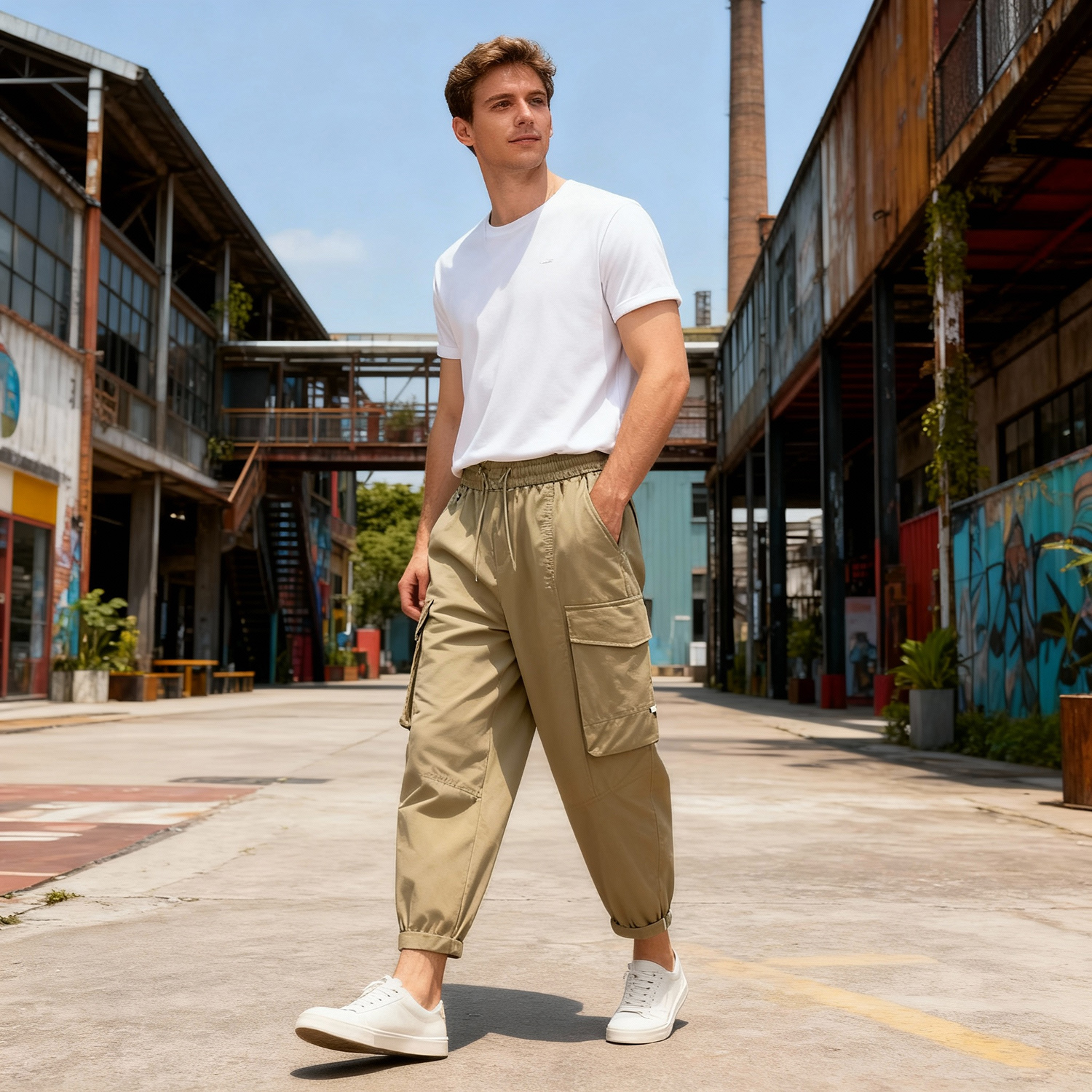 Pantalons et pantalons pour hommes Omaiga C466802