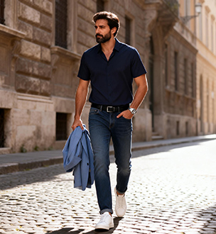Chemises pour hommes Omaiga 518897