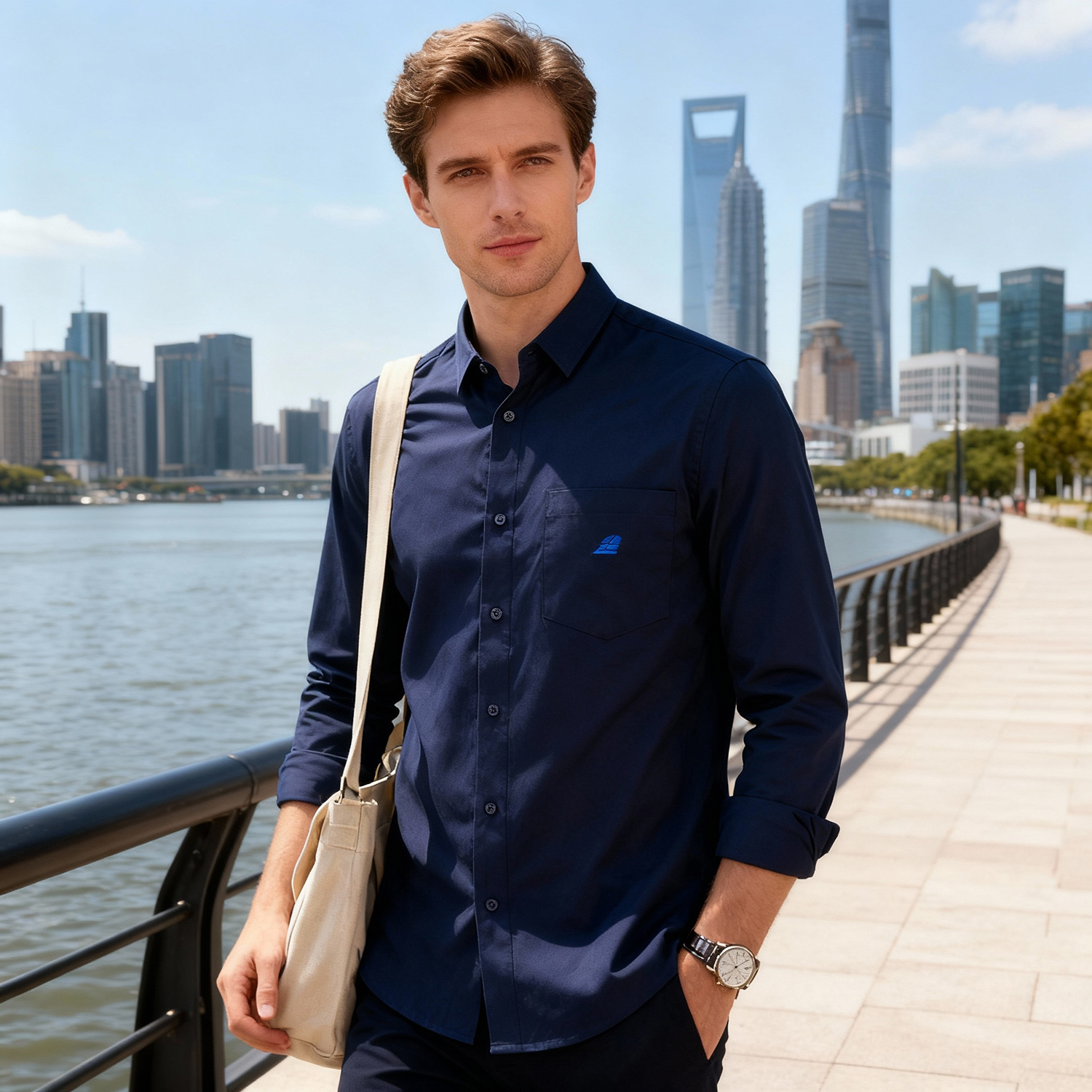 Chemises pour hommes Omaiga 378638