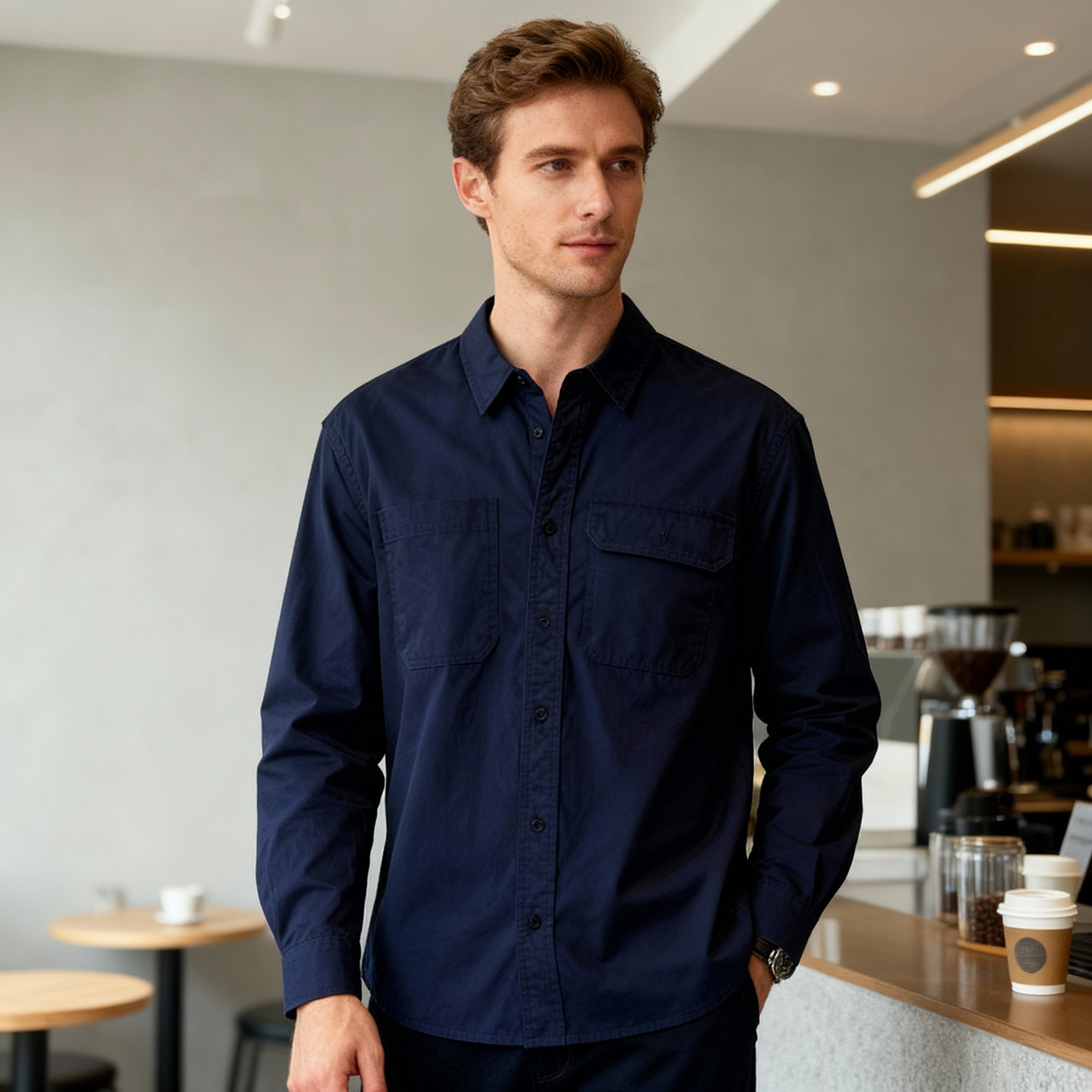 Omaiga chemises pour hommes 378591