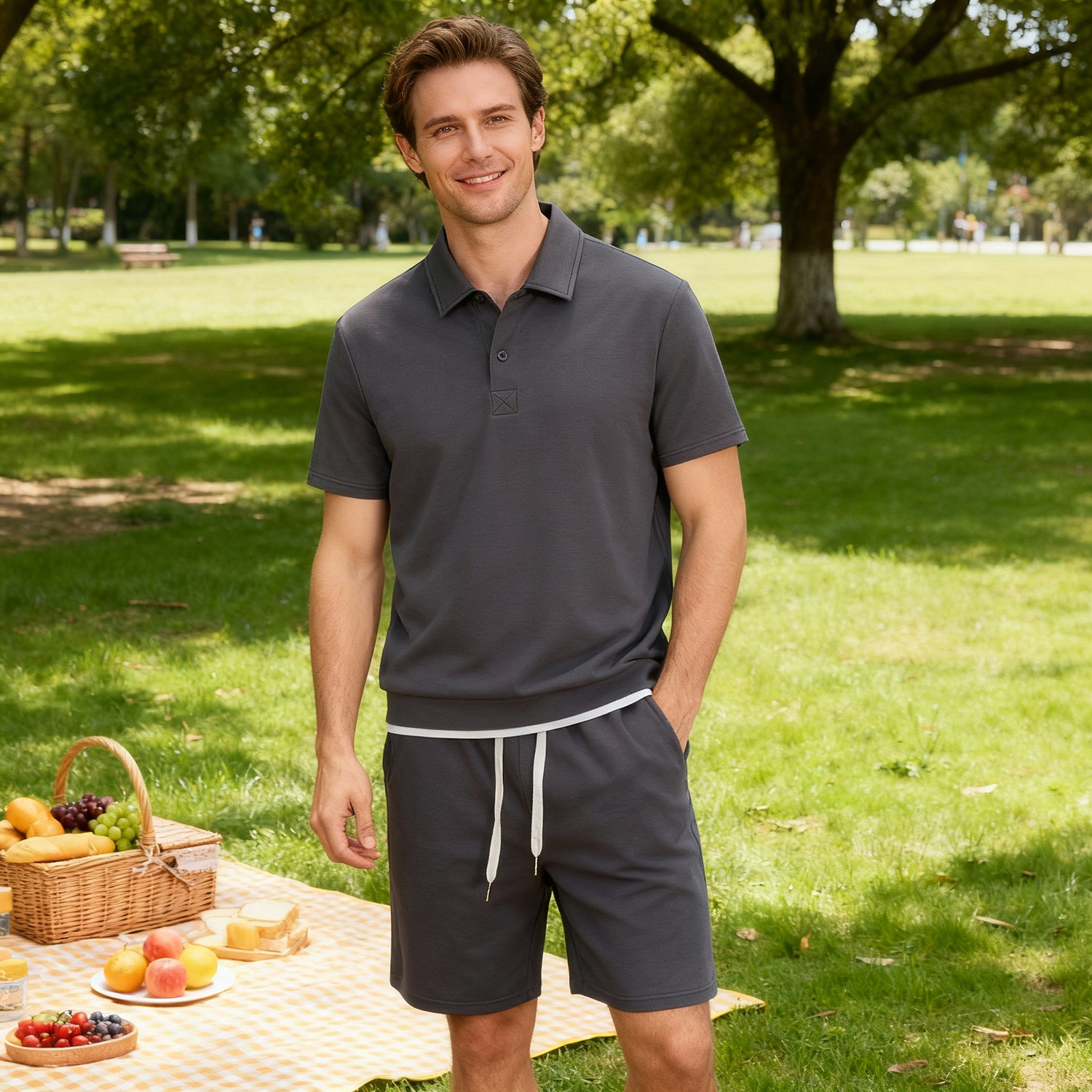 Ensembles courts Omaiga pour hommes 518758